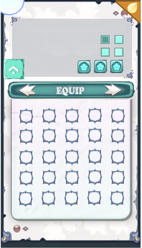 Equipment interface panel from the unreleased game